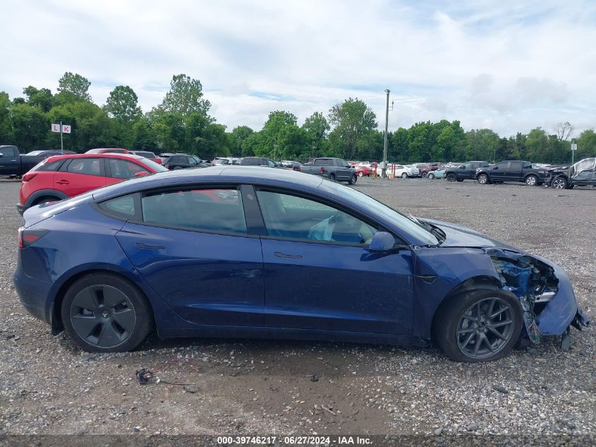 2023 Tesla Model 3 VIN: 5YJ3E1EBXPF633762 Lot: 39746217