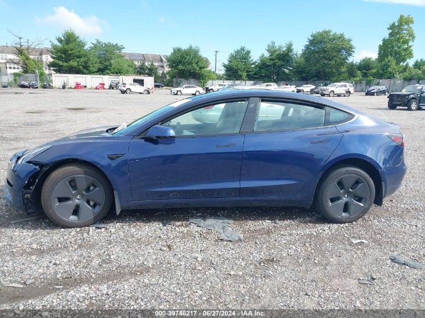 2023 Tesla Model 3 VIN: 5YJ3E1EBXPF633762 Lot: 39746217