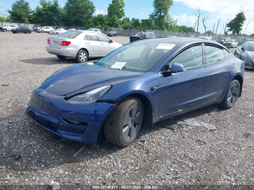 VIN 5YJ3E1EBXPF633762 2023 TESLA MODEL 3 LONG RANGE DUAL MOTOR ALL-WHEEL DRIVE