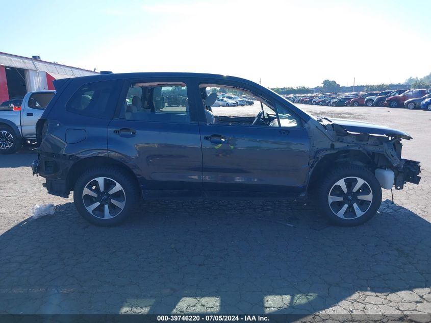 2018 Subaru Forester 2.5I Premium VIN: JF2SJAGC8JH499825 Lot: 39746220