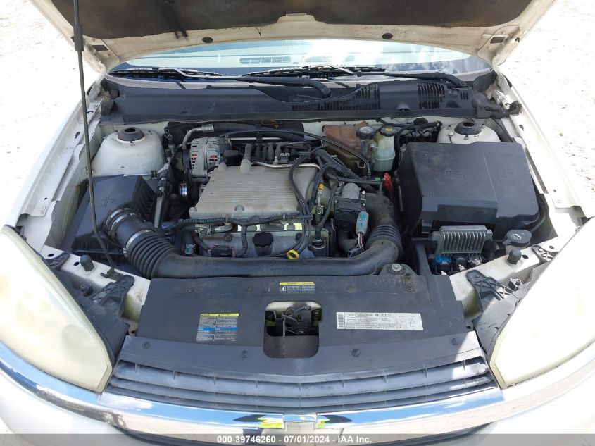 2005 Chevrolet Malibu Ls VIN: 1G1ZT54825F114896 Lot: 39746260