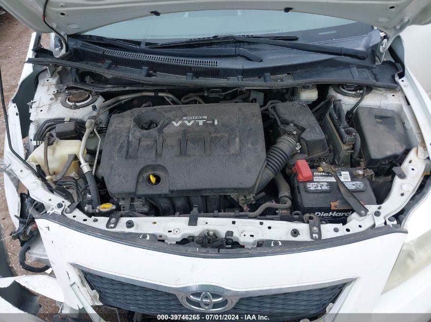 2010 Toyota Corolla Le VIN: 1NXBU4EE7AZ378234 Lot: 39746265