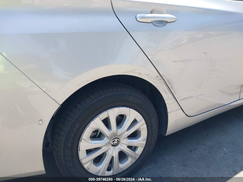 2022 Toyota Prius Night Shade/L/Le/Xle/Limited VIN: JTDKAMFU6N3179173 Lot: 39746280