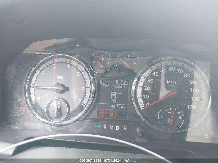 2010 Dodge Ram 1500 VIN: 1D7RB1CT4AS126533 Lot: 39746299