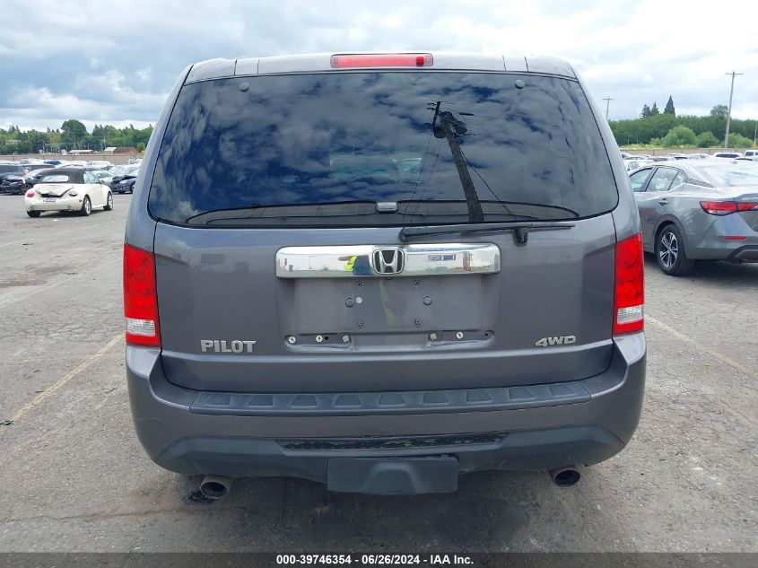 2015 Honda Pilot Ex-L VIN: 5FNYF4H51FB063143 Lot: 39746354