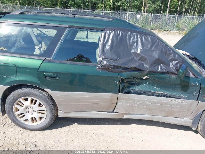 2002 Subaru Legacy Outback H6 3.0 Ll Bean VIN: 4S3BH806027642426 Lot: 39746368