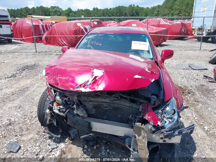 2008 Lexus Is 250 VIN: JTHBK262X82074726 Lot: 39746378