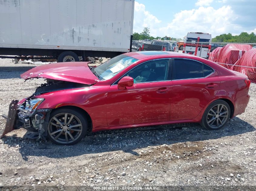 2008 Lexus Is 250 VIN: JTHBK262X82074726 Lot: 39746378