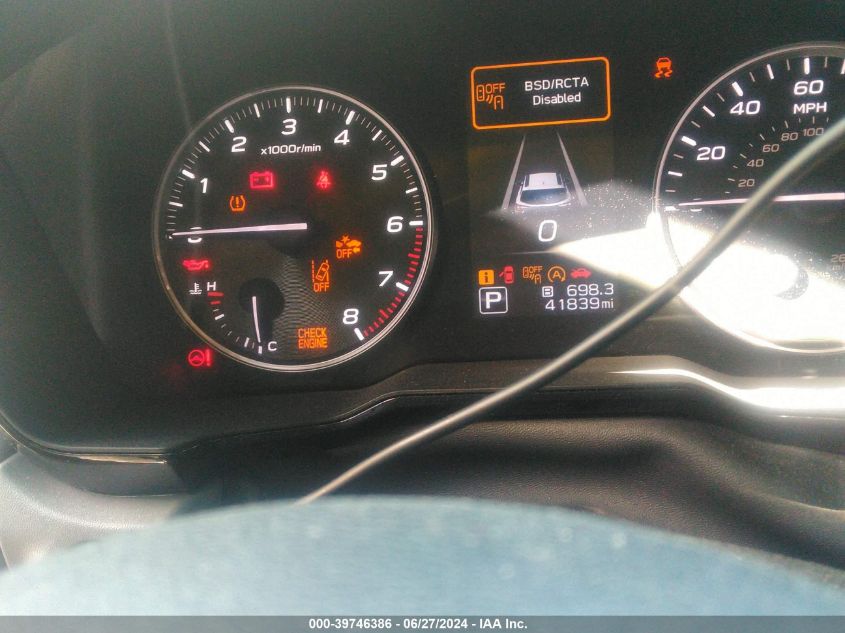 2021 Subaru Outback Premium VIN: 4S4BTAFC2M3193047 Lot: 39746386