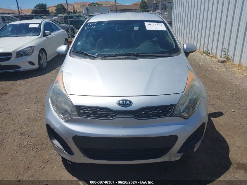 2013 Kia Rio Lx VIN: KNADM5A34D6310177 Lot: 39746387