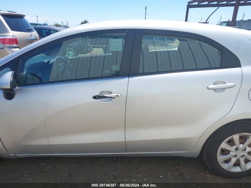 2013 Kia Rio Lx VIN: KNADM5A34D6310177 Lot: 39746387