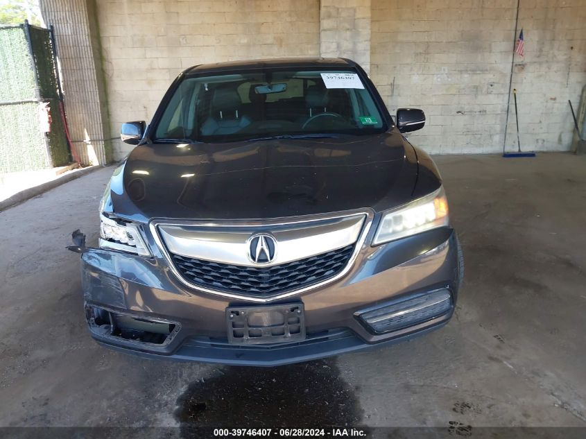 VIN 5FRYD4H25GB001059 2016 Acura MDX, Acurawatch Pl... no.12