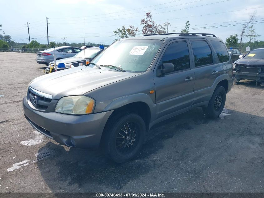2002 Mazda Tribute Es V6/Lx V6 VIN: 4F2YU08152KM54630 Lot: 39746413