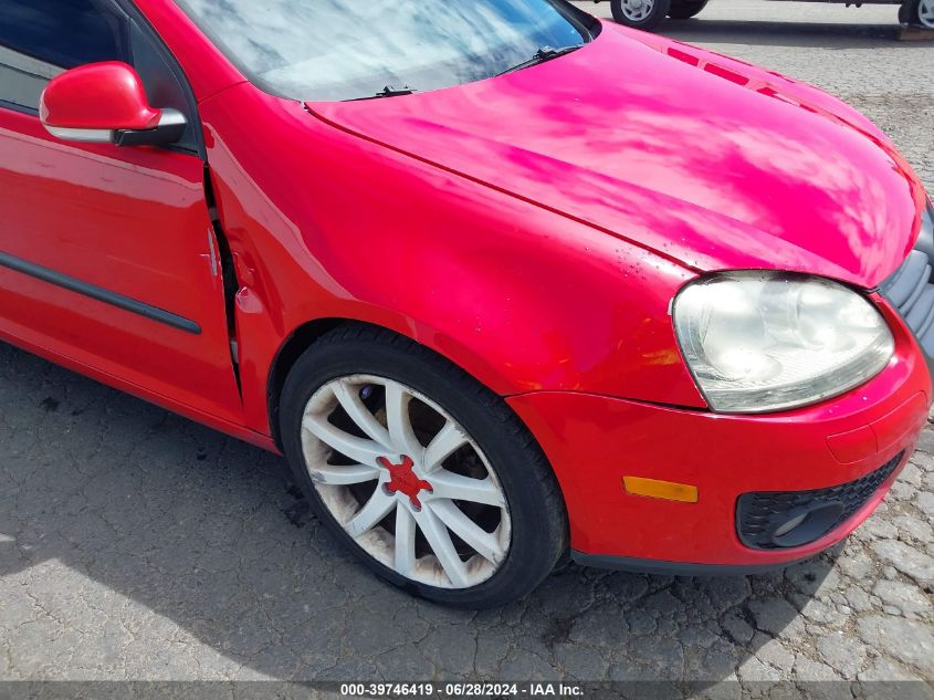 2007 Volkswagen Rabbit 2-Door VIN: WVWAR71K87W034939 Lot: 39746419