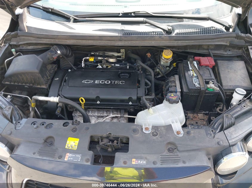 2014 Chevrolet Sonic Lt VIN: 1G1JC5SH3E4133758 Lot: 39746444