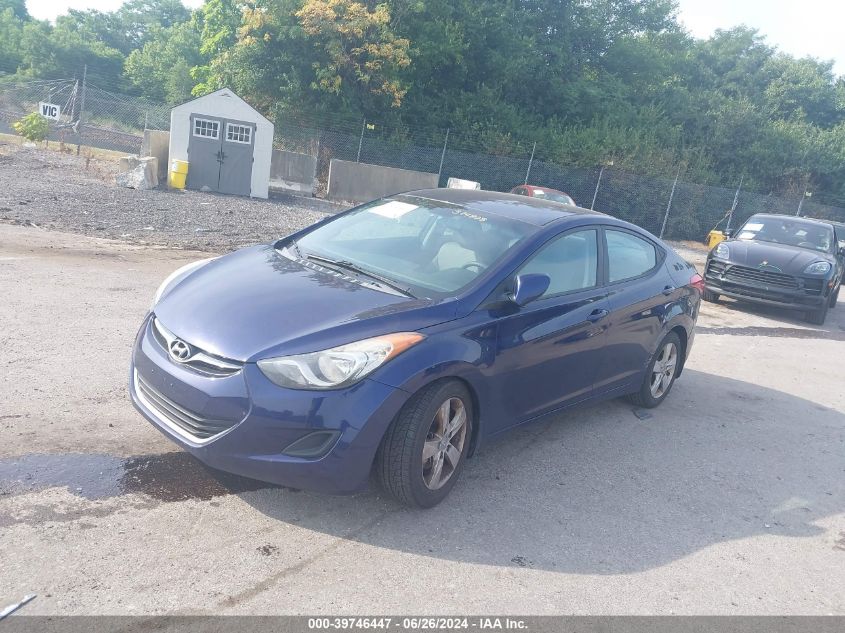 2013 Hyundai Elantra Gls VIN: 5NPDH4AE2DH374808 Lot: 39746447