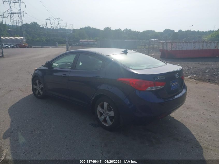 2013 Hyundai Elantra Gls VIN: 5NPDH4AE2DH374808 Lot: 39746447