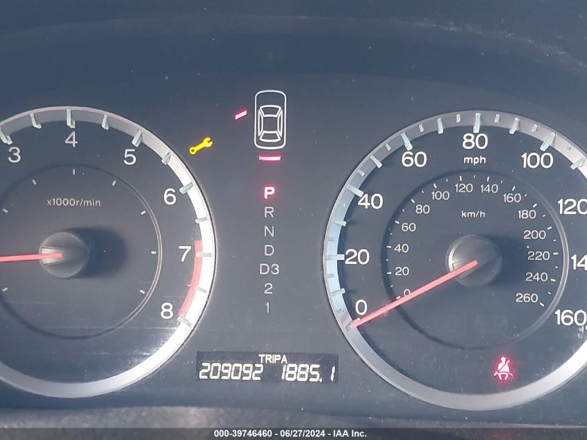 2010 Honda Accord Lxp VIN: 1HGCP2F44AA196147 Lot: 39746460