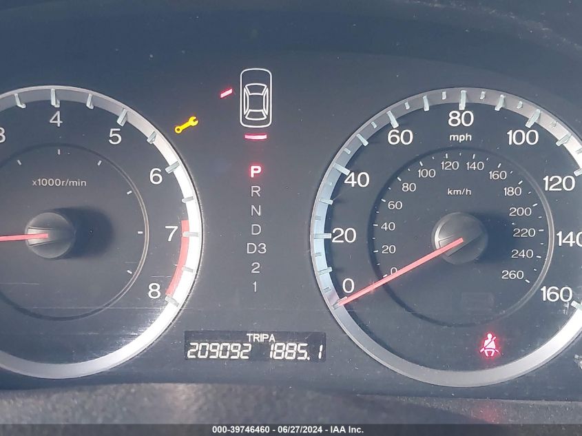 2010 Honda Accord Lxp VIN: 1HGCP2F44AA196147 Lot: 39746460