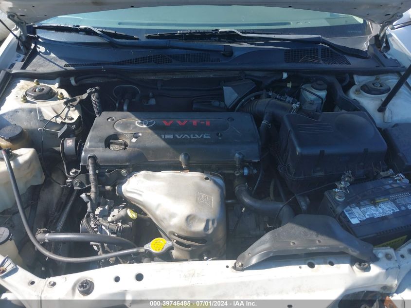 2004 Toyota Camry Le VIN: 4T1BE32K04U325994 Lot: 39746485