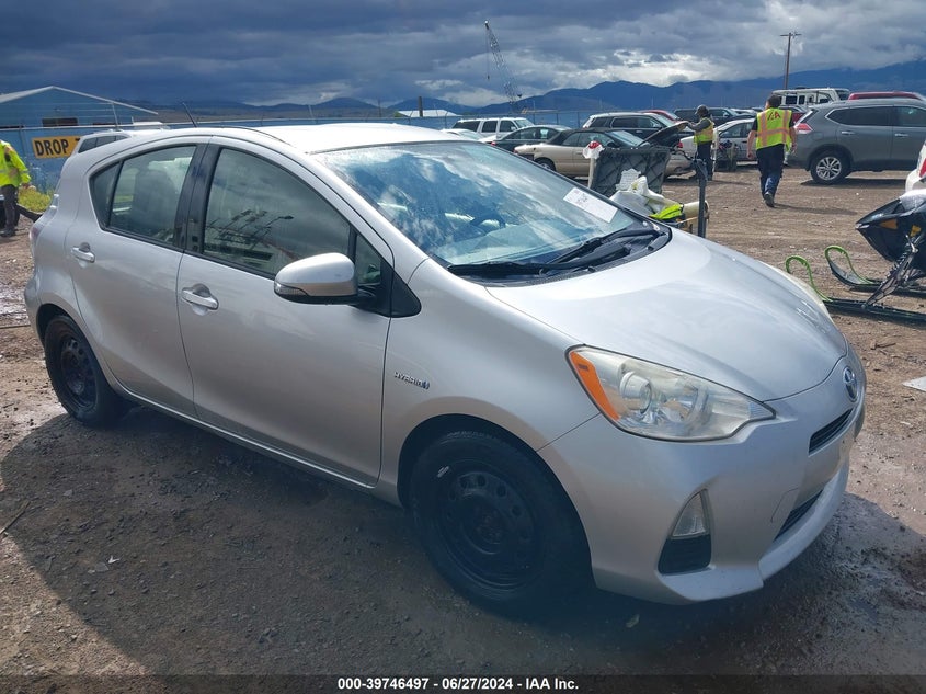 2012 Toyota Prius C Two VIN: JTDKDTB33C1016598 Lot: 39746497