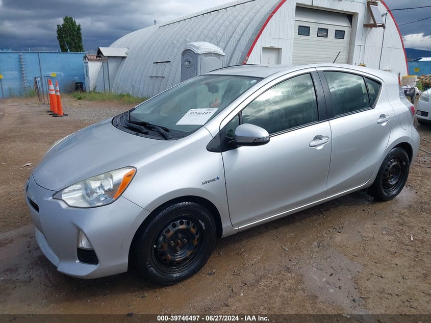 2012 Toyota Prius C Two VIN: JTDKDTB33C1016598 Lot: 39746497