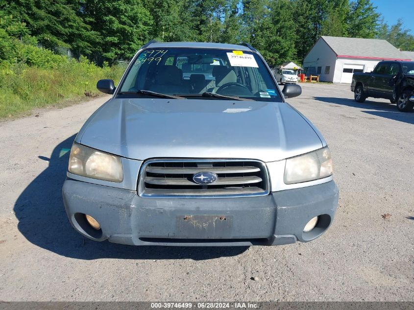 2003 Subaru Forester 2.5X VIN: JF1SG636X3G743631 Lot: 39746499