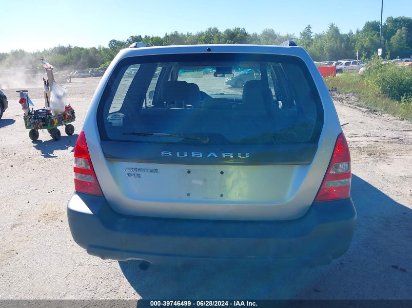 2003 Subaru Forester 2.5X VIN: JF1SG636X3G743631 Lot: 39746499