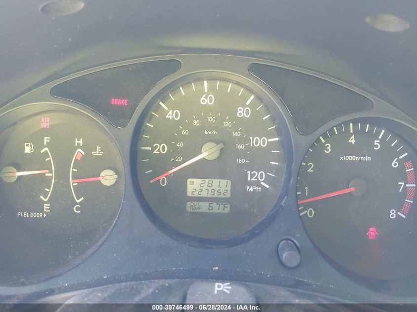 2003 Subaru Forester 2.5X VIN: JF1SG636X3G743631 Lot: 39746499