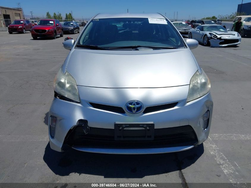 2012 Toyota Prius Two VIN: JTDKN3DUXC5511229 Lot: 39746504
