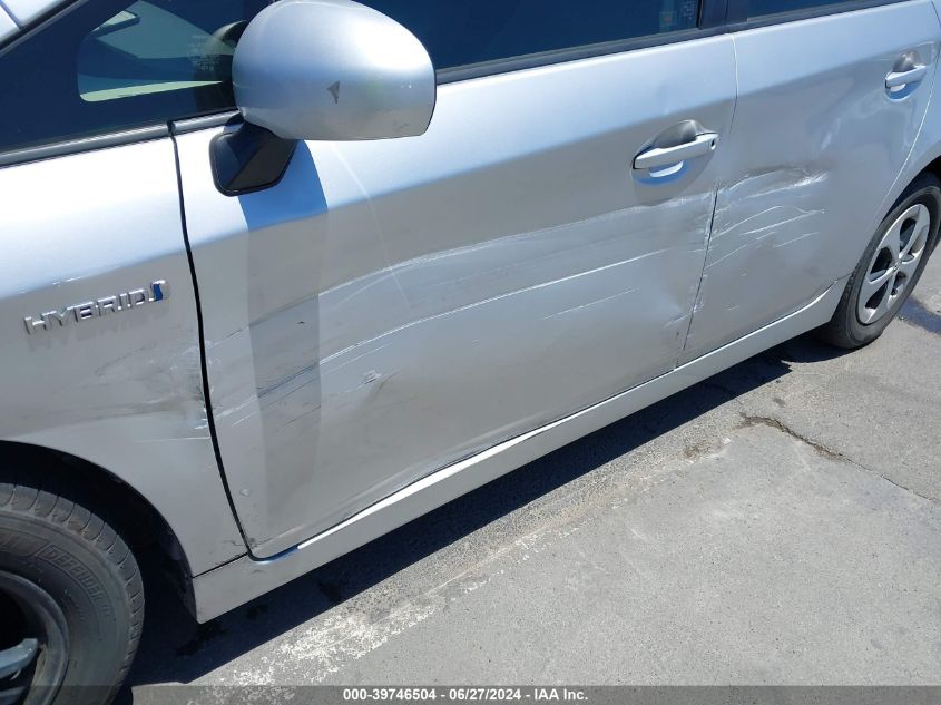 2012 Toyota Prius Two VIN: JTDKN3DUXC5511229 Lot: 39746504