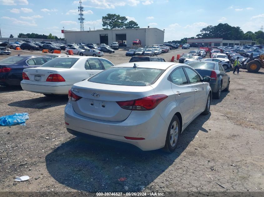 5NPDH4AE0FH557675 | 2015 HYUNDAI ELANTRA