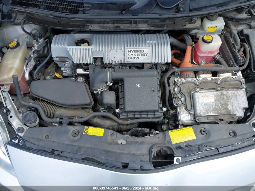 2011 Toyota Prius Two VIN: JTDKN3DU5B0282793 Lot: 39746541