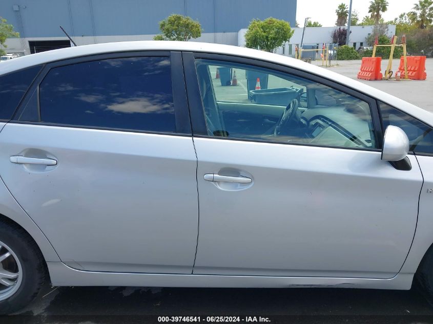 2011 Toyota Prius Two VIN: JTDKN3DU5B0282793 Lot: 39746541