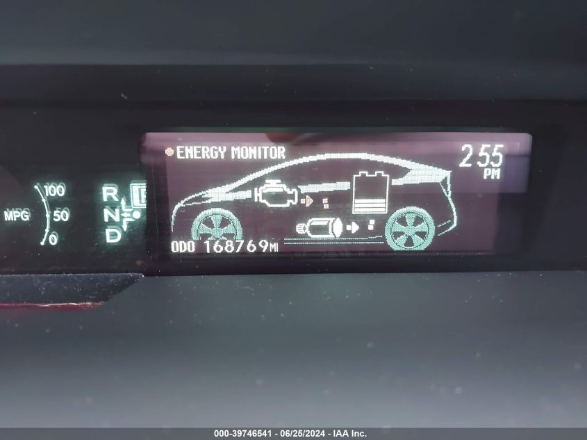 2011 Toyota Prius Two VIN: JTDKN3DU5B0282793 Lot: 39746541