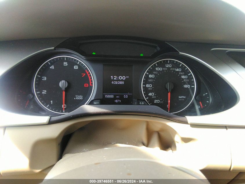 2010 Audi A4 2.0T Premium VIN: WAUFFAFL8AN020370 Lot: 39746551