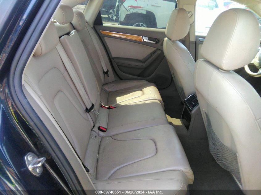 2010 Audi A4 2.0T Premium VIN: WAUFFAFL8AN020370 Lot: 39746551