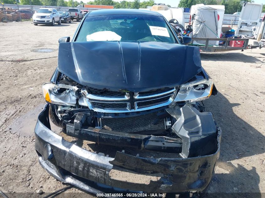 2013 Dodge Avenger Se VIN: 1C3CDZAB7DN518500 Lot: 39746565