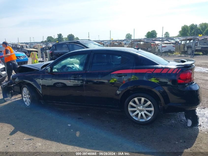 2013 Dodge Avenger Se VIN: 1C3CDZAB7DN518500 Lot: 39746565