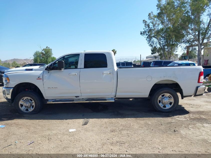 2021 Ram 2500 Big Horn 4X4 8' Box VIN: 3C6UR5JL5MG652778 Lot: 39746580