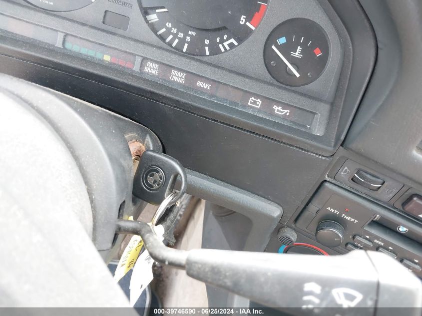 1986 BMW 325 E Automatic VIN: WBAAB6402G1214419 Lot: 39746590