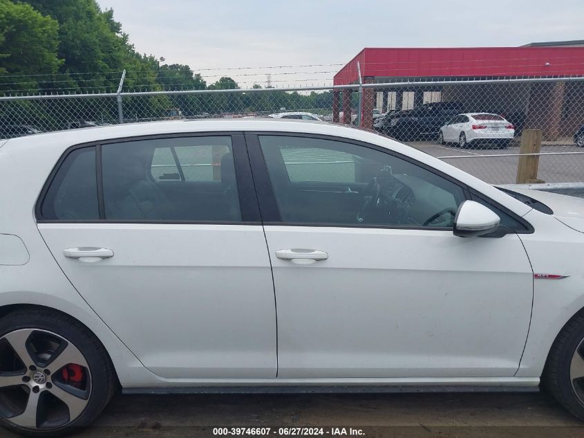 2017 Volkswagen Golf Gti Autobahn 4-Door/S 4-Door/Se 4-Door/Sport 4-Door VIN: 3VW447AU3HM018160 Lot: 39746607