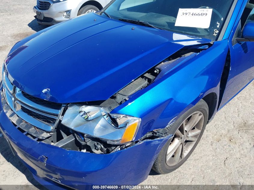 2013 Dodge Avenger Sxt VIN: 1C3CDZCB3DN544217 Lot: 39746609