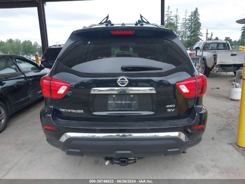 2018 Nissan Pathfinder Sv VIN: 5N1DR2MM8JC662923 Lot: 39746622