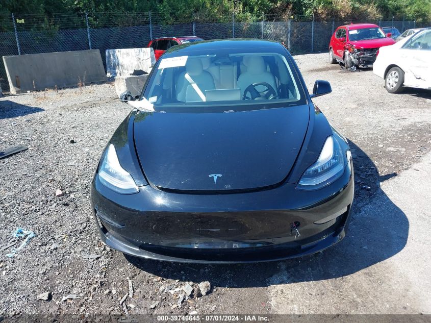 2021 Tesla Model 3 Standard Range Plus Rear-Wheel Drive VIN: 5YJ3E1EA2MF856820 Lot: 39746645