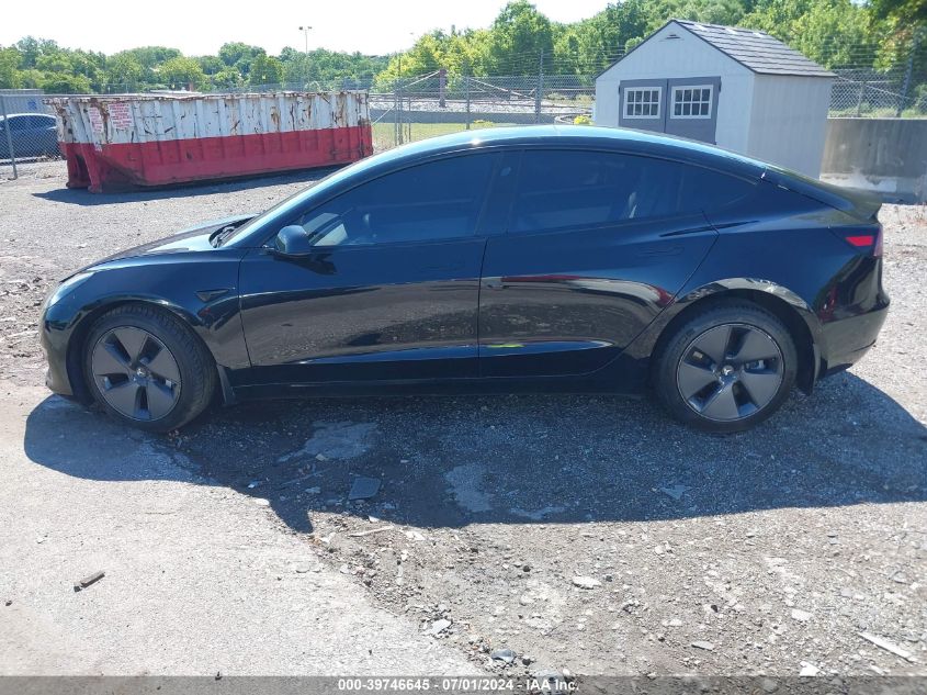 2021 TESLA MODEL 3 - 5YJ3E1EA2MF856820