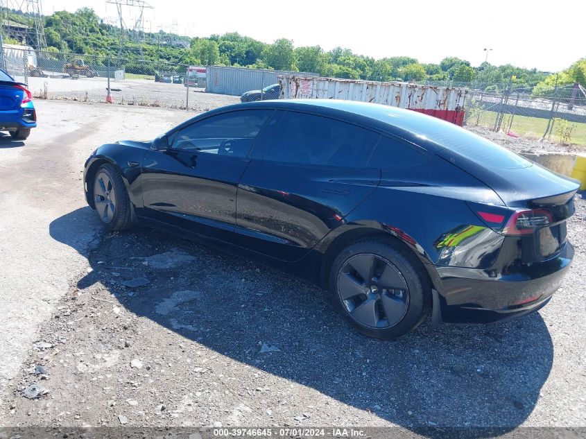 2021 TESLA MODEL 3 - 5YJ3E1EA2MF856820