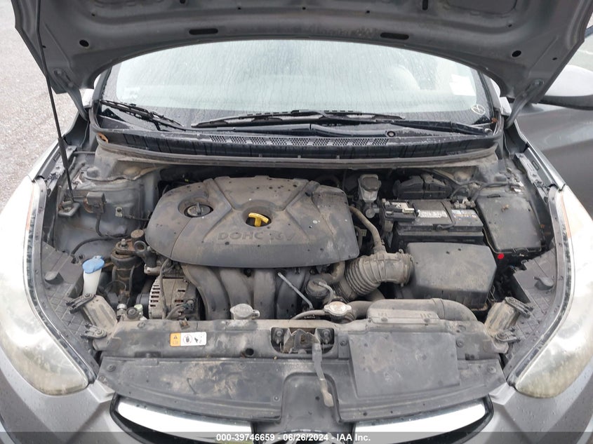 2013 Hyundai Elantra Gls VIN: 5NPDH4AE5DH393692 Lot: 39746659