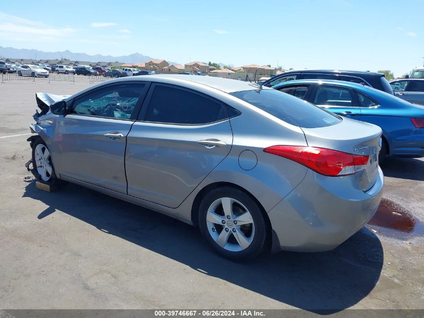 2013 Hyundai Elantra Gls VIN: KMHDH4AE3DU498085 Lot: 39746667