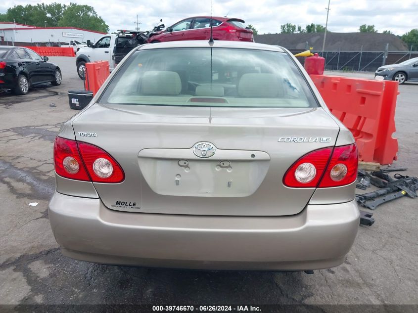 2005 Toyota Corolla Le VIN: 1NXBR32E75Z485483 Lot: 39746670